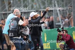 Lewis Hamilton (GBR) Mercedes AMG F1. 13.07.2017. Formula 1 World Championship, Rd 10, British Grand Prix, Silverstone, England, Preparation Day.