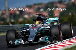 Lewis Hamilton (GBR) Mercedes AMG F1 W08. 28.07.2017. Formula 1 World Championship, Rd 11, Hungarian Grand Prix, Budapest, Hungary, Practice Day.