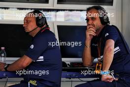 (L to R): Frederic Vasseur (FRA) Sauber F1 Team, Team Principal with Beat Zehnder (SUI) Sauber F1 Team Manager. 28.07.2017. Formula 1 World Championship, Rd 11, Hungarian Grand Prix, Budapest, Hungary, Practice Day.