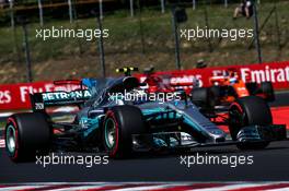 Valtteri Bottas (FIN) Mercedes AMG F1 W08. 28.07.2017. Formula 1 World Championship, Rd 11, Hungarian Grand Prix, Budapest, Hungary, Practice Day.