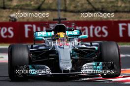 Lewis Hamilton (GBR) Mercedes AMG F1 W08. 28.07.2017. Formula 1 World Championship, Rd 11, Hungarian Grand Prix, Budapest, Hungary, Practice Day.