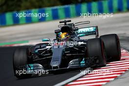 Lewis Hamilton (GBR) Mercedes AMG F1 W08. 28.07.2017. Formula 1 World Championship, Rd 11, Hungarian Grand Prix, Budapest, Hungary, Practice Day.