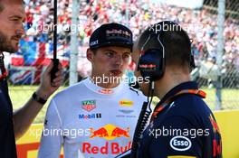 Max Verstappen (NLD) Red Bull Racing on the grid. 30.07.2017. Formula 1 World Championship, Rd 11, Hungarian Grand Prix, Budapest, Hungary, Race Day.