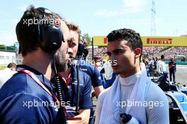 Pascal Wehrlein (GER) Sauber F1 Team on the grid. 30.07.2017. Formula 1 World Championship, Rd 11, Hungarian Grand Prix, Budapest, Hungary, Race Day.