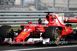 Sebastian Vettel (GER) Scuderia Ferrari  30.07.2017. Formula 1 World Championship, Rd 11, Hungarian Grand Prix, Budapest, Hungary, Race Day.