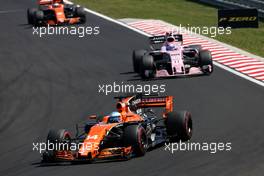 Fernando Alonso (ESP) McLaren F1  30.07.2017. Formula 1 World Championship, Rd 11, Hungarian Grand Prix, Budapest, Hungary, Race Day.