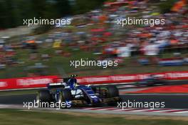 Pascal Wehrlein (GER) Sauber C36. 30.07.2017. Formula 1 World Championship, Rd 11, Hungarian Grand Prix, Budapest, Hungary, Race Day.