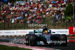 Lewis Hamilton (GBR) Mercedes AMG F1 W08. 30.07.2017. Formula 1 World Championship, Rd 11, Hungarian Grand Prix, Budapest, Hungary, Race Day.