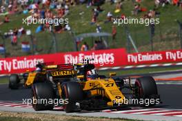 Nico Hulkenberg (GER) Renault Sport F1 Team RS17. 30.07.2017. Formula 1 World Championship, Rd 11, Hungarian Grand Prix, Budapest, Hungary, Race Day.