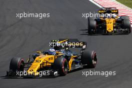 Jolyon Palmer (GBR) Renault Sport F1 Team   30.07.2017. Formula 1 World Championship, Rd 11, Hungarian Grand Prix, Budapest, Hungary, Race Day.