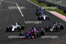 Daniil Kvyat (RUS) Scuderia Toro Rosso STR12. 30.07.2017. Formula 1 World Championship, Rd 11, Hungarian Grand Prix, Budapest, Hungary, Race Day.