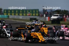 Jolyon Palmer (GBR) Renault Sport F1 Team RS17 at the start of the race. 30.07.2017. Formula 1 World Championship, Rd 11, Hungarian Grand Prix, Budapest, Hungary, Race Day.