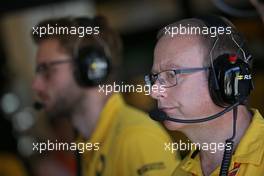 Mark Slade (GBR), Renault F1 Team  29.07.2017. Formula 1 World Championship, Rd 11, Hungarian Grand Prix, Budapest, Hungary, Qualifying Day.