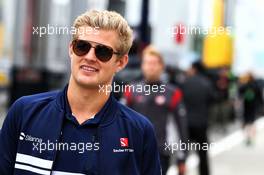Marcus Ericsson (SWE) Sauber F1 Team. 27.07.2017. Formula 1 World Championship, Rd 11, Hungarian Grand Prix, Budapest, Hungary, Preparation Day.