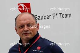 Frederic Vasseur (FRA) Sauber F1 Team, Team Principal. 27.07.2017. Formula 1 World Championship, Rd 11, Hungarian Grand Prix, Budapest, Hungary, Preparation Day.
