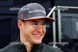 Stoffel Vandoorne (BEL) McLaren. 27.07.2017. Formula 1 World Championship, Rd 11, Hungarian Grand Prix, Budapest, Hungary, Preparation Day.