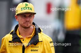 Nico Hulkenberg (GER) Renault Sport F1 Team. 27.07.2017. Formula 1 World Championship, Rd 11, Hungarian Grand Prix, Budapest, Hungary, Preparation Day.