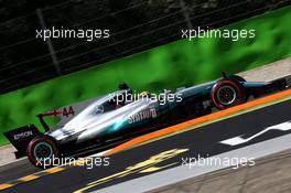 Lewis Hamilton (GBR) Mercedes AMG F1 W08. 01.09.2017. Formula 1 World Championship, Rd 13, Italian Grand Prix, Monza, Italy, Practice Day.