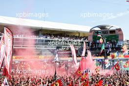 The podium (L to R): Valtteri Bottas (FIN) Mercedes AMG F1, second; Lewis Hamilton (GBR) Mercedes AMG F1, race winner; Sebastian Vettel (GER) Ferrari, third. 03.09.2017. Formula 1 World Championship, Rd 13, Italian Grand Prix, Monza, Italy, Race Day.