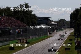 Lewis Hamilton (GBR) Mercedes AMG F1 W08. 03.09.2017. Formula 1 World Championship, Rd 13, Italian Grand Prix, Monza, Italy, Race Day.