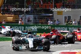 Valtteri Bottas (FIN) Mercedes AMG F1 W08. 03.09.2017. Formula 1 World Championship, Rd 13, Italian Grand Prix, Monza, Italy, Race Day.