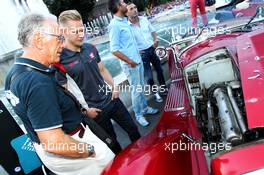 Kevin Magnussen (DEN) Haas F1 Team at a drivers' parade in Milan. 31.08.2017. Formula 1 World Championship, Rd 13, Italian Grand Prix, Monza, Italy, Preparation Day.