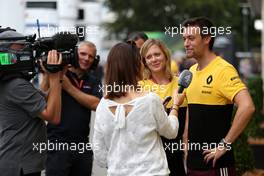 Jolyon Palmer (GBR) Renault Sport F1 Team   31.08.2017. Formula 1 World Championship, Rd 13, Italian Grand Prix, Monza, Italy, Preparation Day.