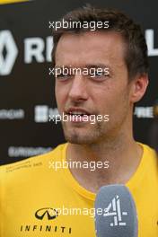 Jolyon Palmer (GBR) Renault Sport F1 Team   31.08.2017. Formula 1 World Championship, Rd 13, Italian Grand Prix, Monza, Italy, Preparation Day.