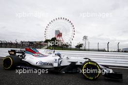 Lance Stroll (CDN) Williams FW40. 06.10.2017. Formula 1 World Championship, Rd 16, Japanese Grand Prix, Suzuka, Japan, Practice Day.