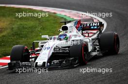 Felipe Massa (BRA) Williams FW40. 06.10.2017. Formula 1 World Championship, Rd 16, Japanese Grand Prix, Suzuka, Japan, Practice Day.