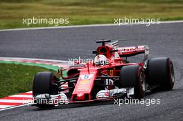Sebastian Vettel (GER) Ferrari SF70H. 06.10.2017. Formula 1 World Championship, Rd 16, Japanese Grand Prix, Suzuka, Japan, Practice Day.