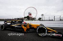 Nico Hulkenberg (GER) Renault Sport F1 Team RS17. 06.10.2017. Formula 1 World Championship, Rd 16, Japanese Grand Prix, Suzuka, Japan, Practice Day.