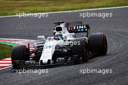 Felipe Massa (BRA) Williams FW40. 06.10.2017. Formula 1 World Championship, Rd 16, Japanese Grand Prix, Suzuka, Japan, Practice Day.