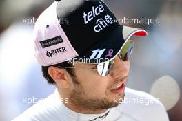 Sergio Perez (MEX) Sahara Force India F1   08.10.2017. Formula 1 World Championship, Rd 16, Japanese Grand Prix, Suzuka, Japan, Race Day.