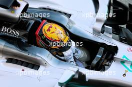 Race winner Lewis Hamilton (GBR) Mercedes AMG F1 W08 celebrates in parc ferme. 08.10.2017. Formula 1 World Championship, Rd 16, Japanese Grand Prix, Suzuka, Japan, Race Day.