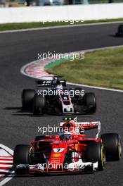 Kimi Raikkonen (FIN) Ferrari SF70H. 08.10.2017. Formula 1 World Championship, Rd 16, Japanese Grand Prix, Suzuka, Japan, Race Day.