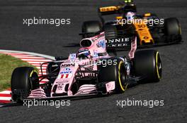 Sergio Perez (MEX) Sahara Force India F1 VJM10. 08.10.2017. Formula 1 World Championship, Rd 16, Japanese Grand Prix, Suzuka, Japan, Race Day.