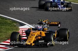 Jolyon Palmer (GBR) Renault Sport F1 Team RS17. 08.10.2017. Formula 1 World Championship, Rd 16, Japanese Grand Prix, Suzuka, Japan, Race Day.