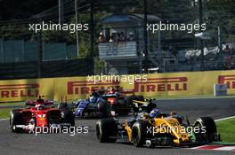 Jolyon Palmer (GBR) Renault Sport F1 Team RS17. 08.10.2017. Formula 1 World Championship, Rd 16, Japanese Grand Prix, Suzuka, Japan, Race Day.