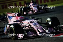 Esteban Ocon (FRA) Sahara Force India F1 VJM10. 08.10.2017. Formula 1 World Championship, Rd 16, Japanese Grand Prix, Suzuka, Japan, Race Day.