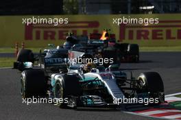 Lewis Hamilton (GBR) Mercedes AMG F1. 08.10.2017. Formula 1 World Championship, Rd 16, Japanese Grand Prix, Suzuka, Japan, Race Day.