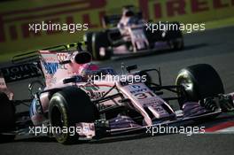 Esteban Ocon (FRA) Sahara Force India F1 VJM10. 08.10.2017. Formula 1 World Championship, Rd 16, Japanese Grand Prix, Suzuka, Japan, Race Day.