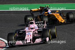 Esteban Ocon (FRA) Sahara Force India F1 VJM10. 08.10.2017. Formula 1 World Championship, Rd 16, Japanese Grand Prix, Suzuka, Japan, Race Day.