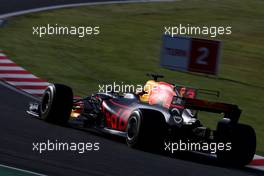 Daniel Ricciardo (AUS) Red Bull Racing  08.10.2017. Formula 1 World Championship, Rd 16, Japanese Grand Prix, Suzuka, Japan, Race Day.