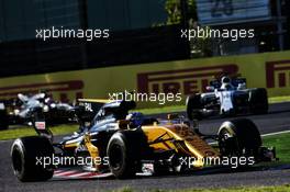 Jolyon Palmer (GBR) Renault Sport F1 Team RS17. 08.10.2017. Formula 1 World Championship, Rd 16, Japanese Grand Prix, Suzuka, Japan, Race Day.