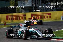 Lewis Hamilton (GBR) Mercedes AMG F1 W08. 08.10.2017. Formula 1 World Championship, Rd 16, Japanese Grand Prix, Suzuka, Japan, Race Day.