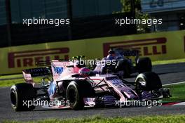 Esteban Ocon (FRA) Sahara Force India F1 VJM10. 08.10.2017. Formula 1 World Championship, Rd 16, Japanese Grand Prix, Suzuka, Japan, Race Day.