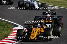 Nico Hulkenberg (GER) Renault Sport F1 Team RS17. 08.10.2017. Formula 1 World Championship, Rd 16, Japanese Grand Prix, Suzuka, Japan, Race Day.