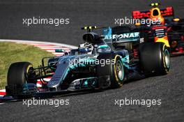 Valtteri Bottas (FIN) Mercedes AMG F1 W08. 08.10.2017. Formula 1 World Championship, Rd 16, Japanese Grand Prix, Suzuka, Japan, Race Day.