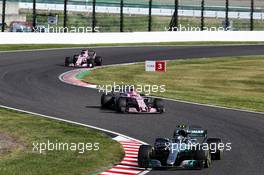 Valtteri Bottas (FIN) Mercedes AMG F1 W08. 08.10.2017. Formula 1 World Championship, Rd 16, Japanese Grand Prix, Suzuka, Japan, Race Day.